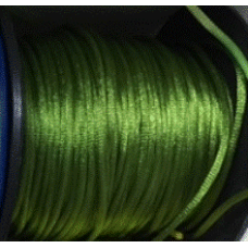 Satinsnöre 2mm grön