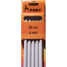 Pony strumpstickor 6mm
