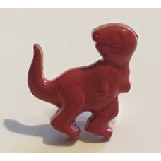 Knapp dinosaurie röd