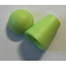 Snörstopp med lock neongrön