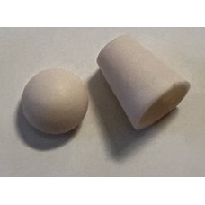 Snörstopp med lock naturvit