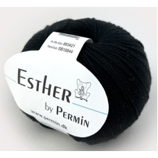 Esther by Permin färg 21, svart