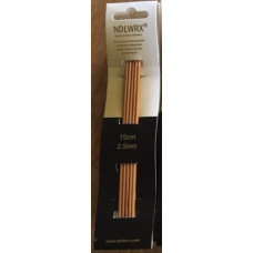 Strumpstickor bambu NDLWRX  2,5, 15cm